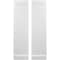 Ekena Millwork Americraft 4-Board Exterior Wood Joined Board-n-Batten Shutters w/ End Batten, ARW103BB414X34WHH, PR ARW103BB414X34WHH - alternate 1